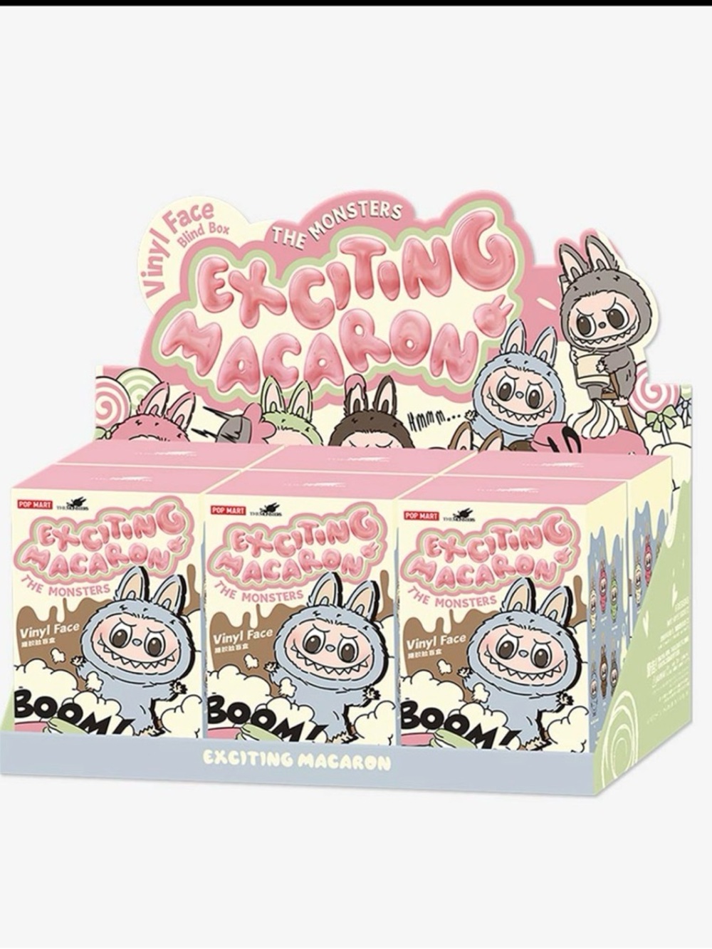 Exciting Macaron labubus! Case is Vinyl Face Blind Boxes. Authentic Popmart.